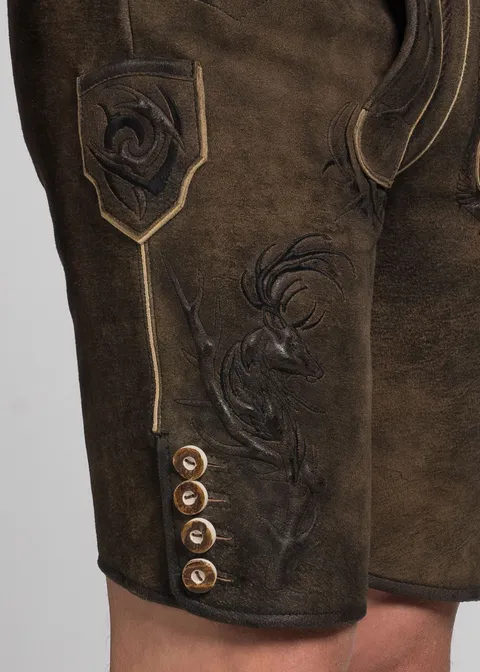 Spieth&Wensky Lederhose "Wolverine" 43cmArtikelnummer SW-390870-1601-6455 Im Verkauf
