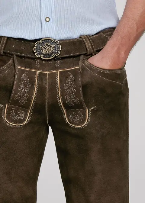Spieth&Wensky Lederhose "Ottfried" 64cmArtikelnummer SW-330872-0648-4586 Tiefpreis