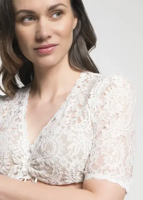 Spieth&Wensky Dirndlbluse "Hadia"Artikelnummer SW-311801-1189-2014 Im Verkauf