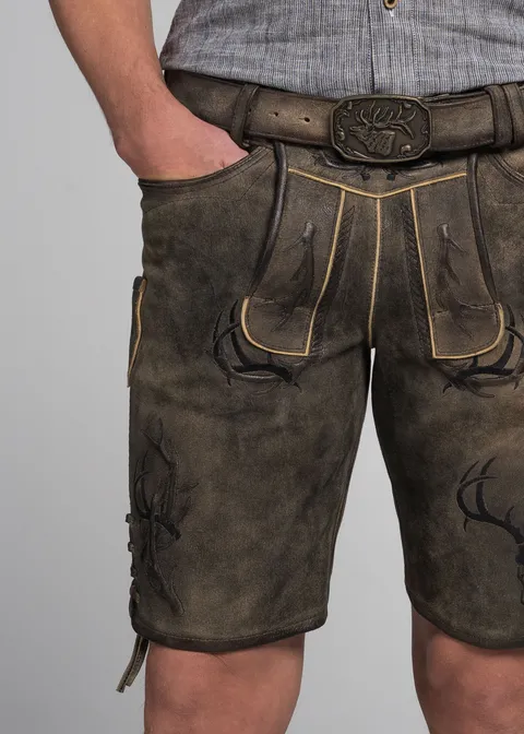 Spieth&Wensky Lederhose "Astral" 43cmArtikelnummer SW-400770-1600-6481 50% Rabatt für begrenzte Zeit