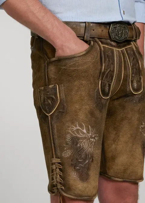 Spieth&Wensky Lederhose "Marc" 45cmArtikelnummer SW-330275-1487-6131 Auslauf