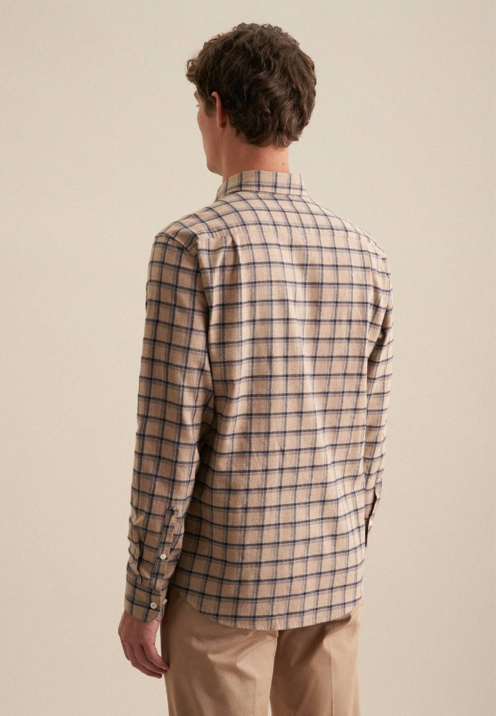 Studio Seidensticker Flanell Casual Hemd in Regular mit Button-Down-Kragen Versandkostenfrei