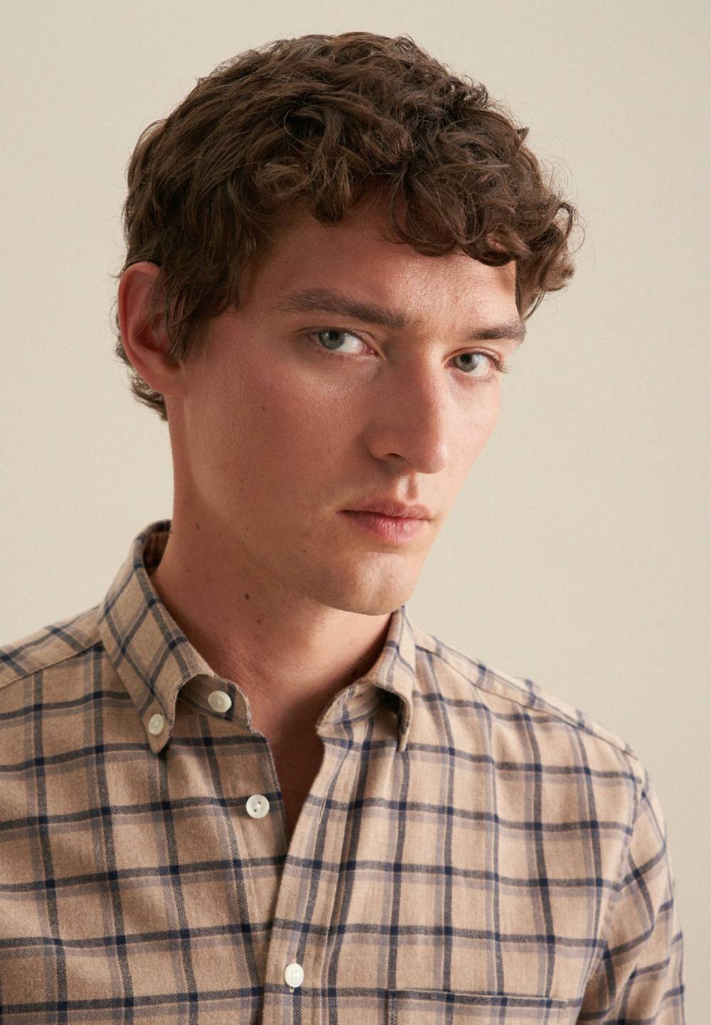 Studio Seidensticker Flanell Casual Hemd in Regular mit Button-Down-Kragen Versandkostenfrei