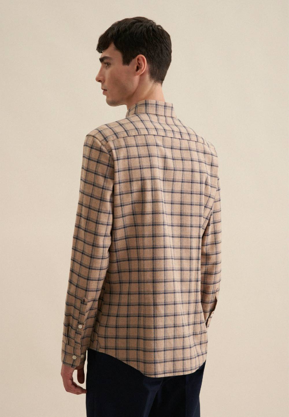 Studio Seidensticker Flanell Casual Hemd in Slim mit Button-Down-Kragen Begrenztes Angebot