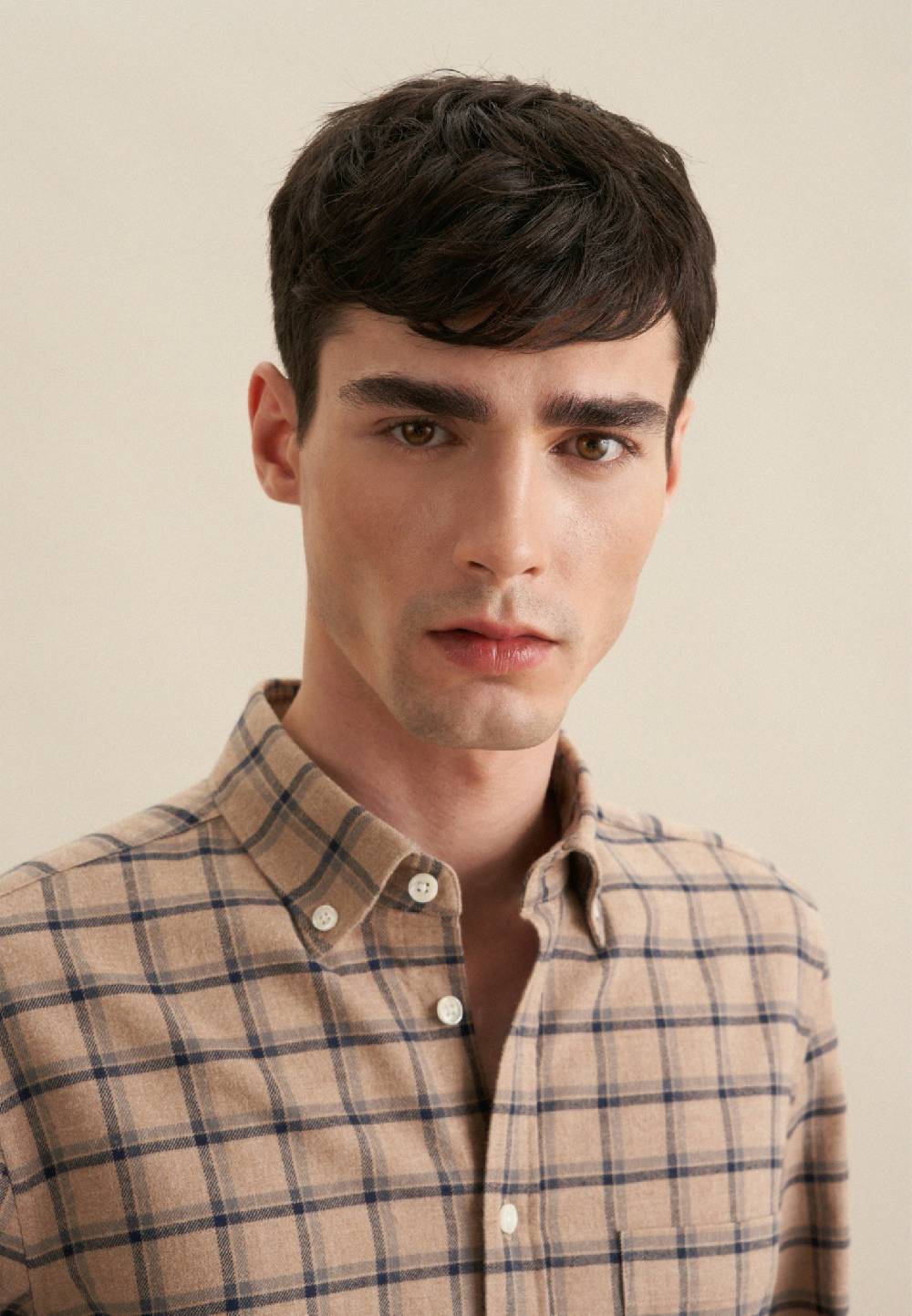 Studio Seidensticker Flanell Casual Hemd in Slim mit Button-Down-Kragen Begrenztes Angebot