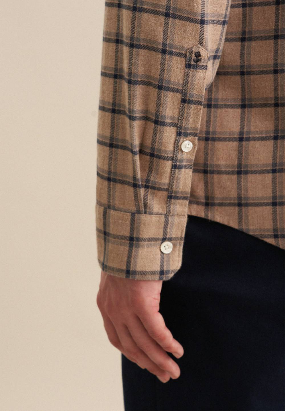 Studio Seidensticker Flanell Casual Hemd in Slim mit Button-Down-Kragen Begrenztes Angebot