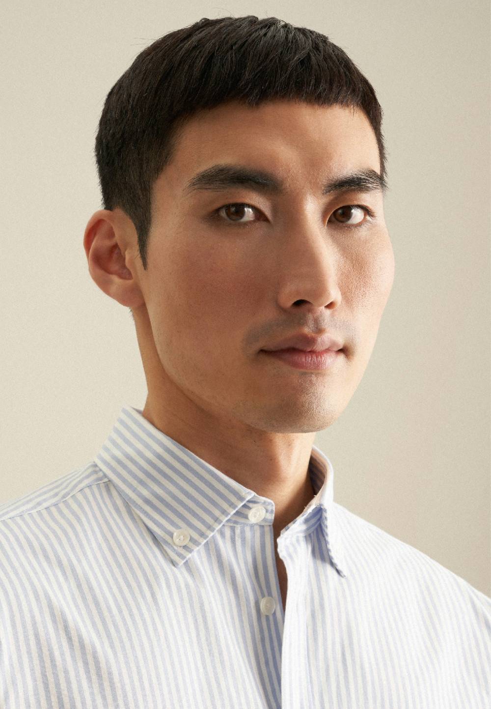 Studio Seidensticker Twill Casual Hemd in Regular mit Button-Down-Kragen Exklusivangebot
