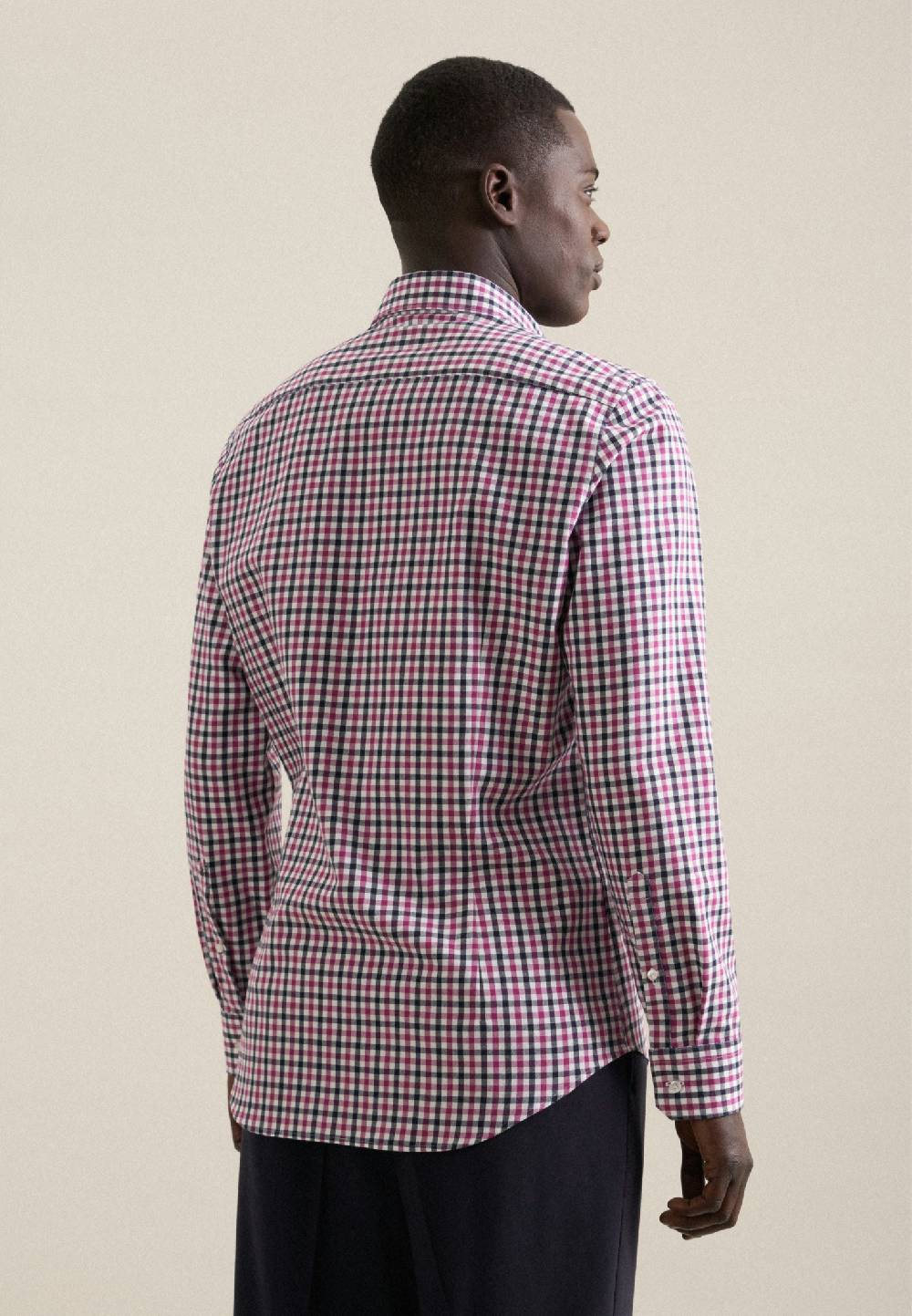Studio Seidensticker Flanell Flanellhemd in Shaped mit Button-Down-Kragen Preisnachlass