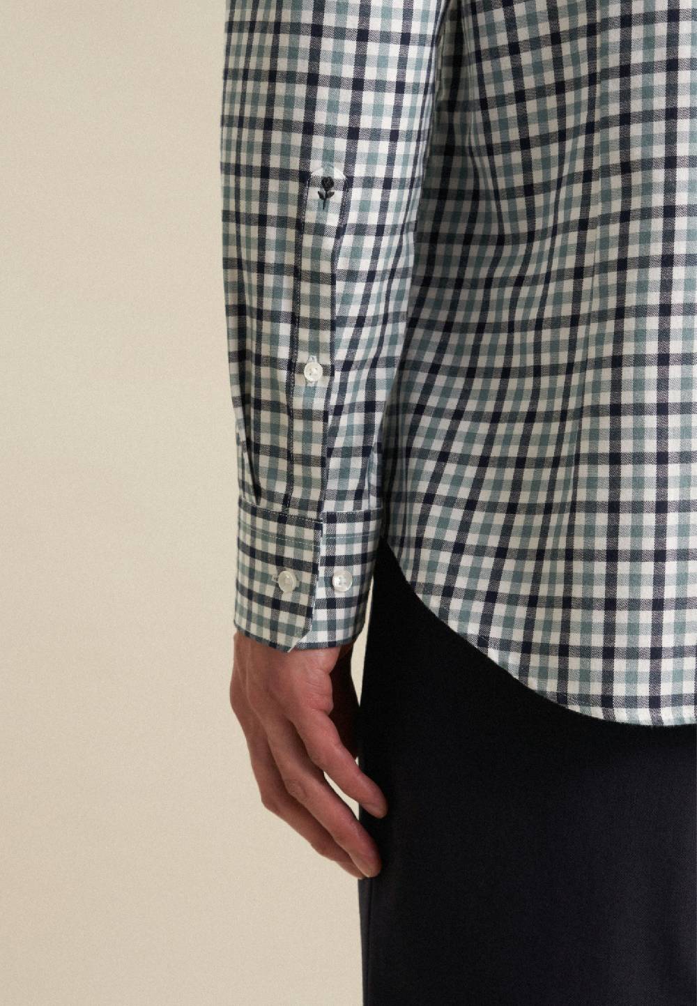 Studio Seidensticker Flanell Flanellhemd in Shaped mit Button-Down-Kragen Saisonschlussverkauf