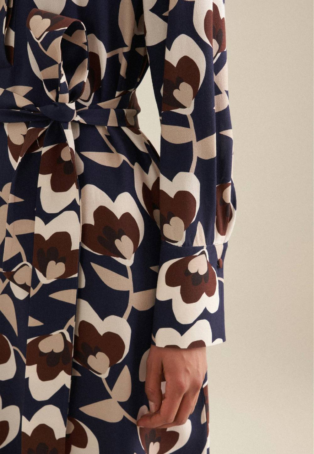 Studio Seidensticker Krepp Maxi Kleid Großer Ausverkauf