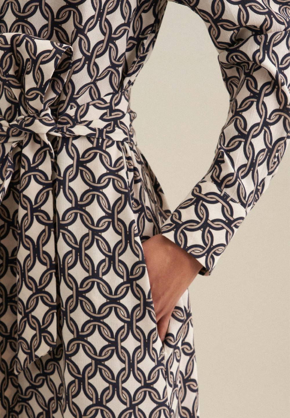 Studio Seidensticker Krepp Midi Kleid Online Shopping
