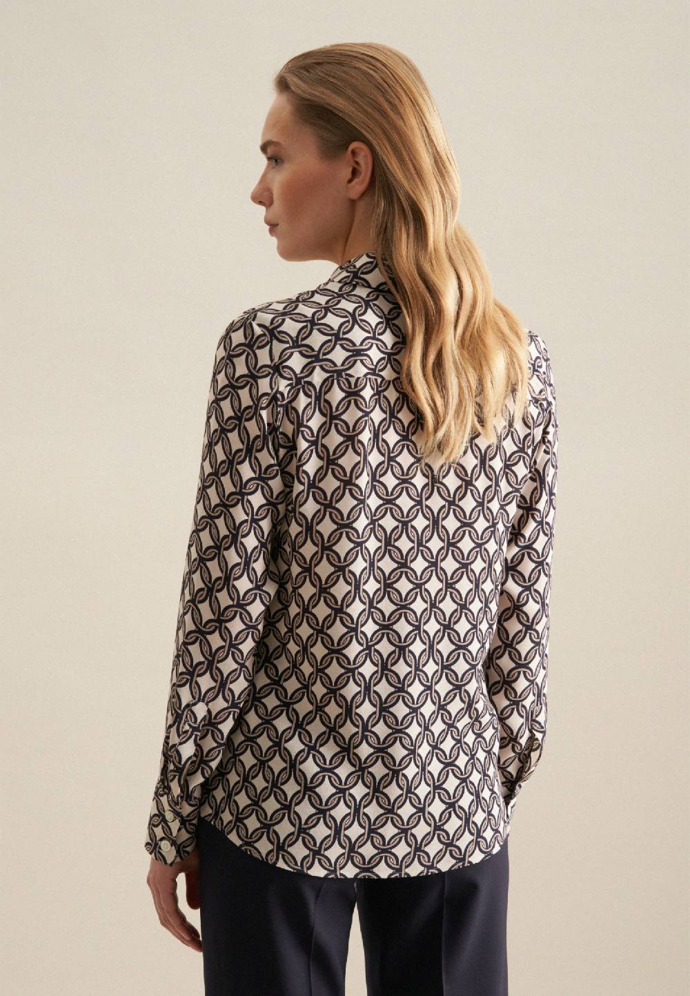 Studio Seidensticker Krepp Hemdbluse Preisnachlass