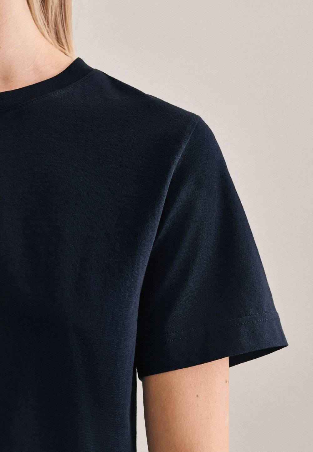 Studio Seidensticker Rundhals T-Shirt Regular Bis zu 60% Rabatt