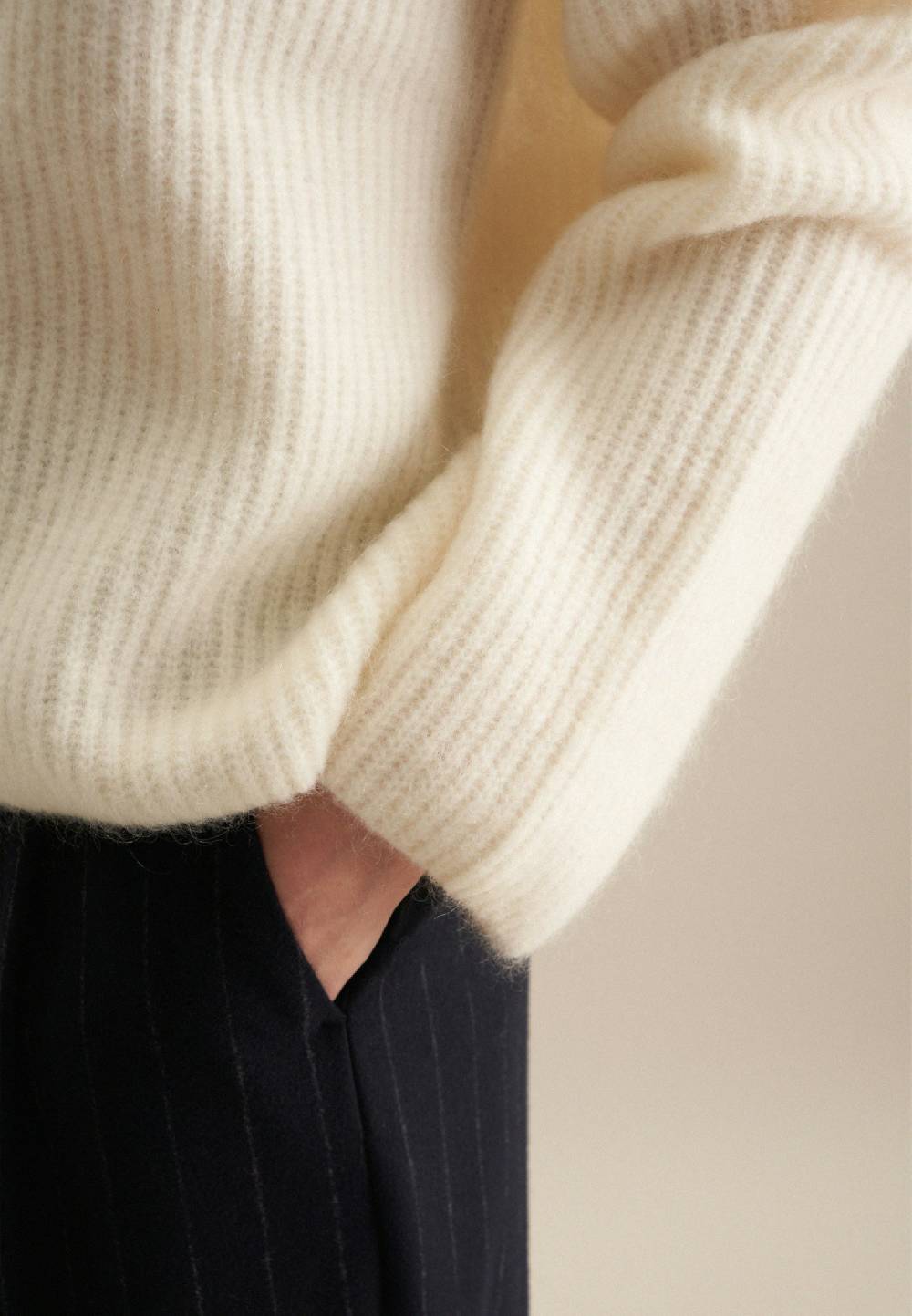 Studio Seidensticker V-Neck Strick-Jacke Oversized Outlet
