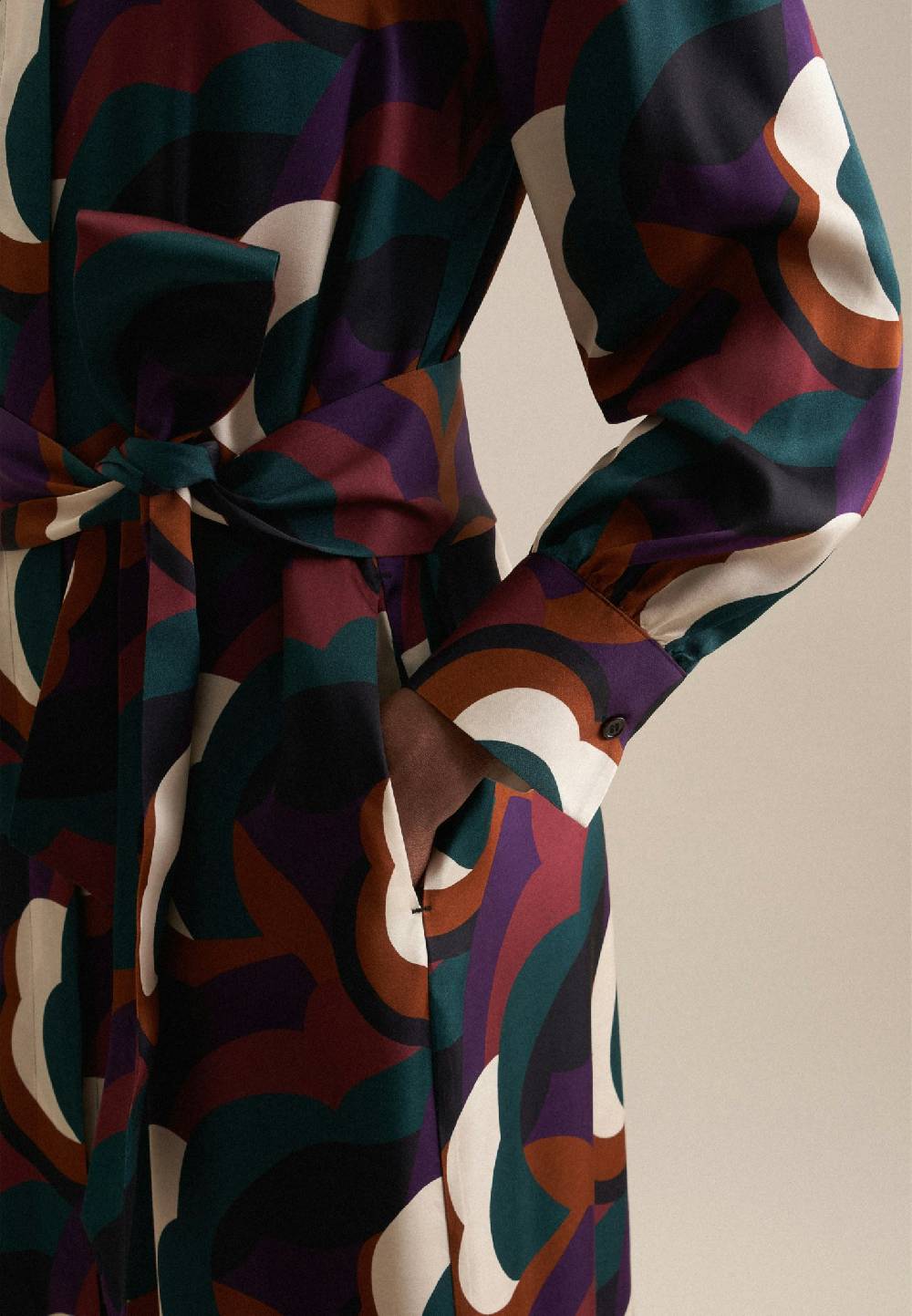 Studio Seidensticker Satin Midi Kleid Fabrik Onlineshop