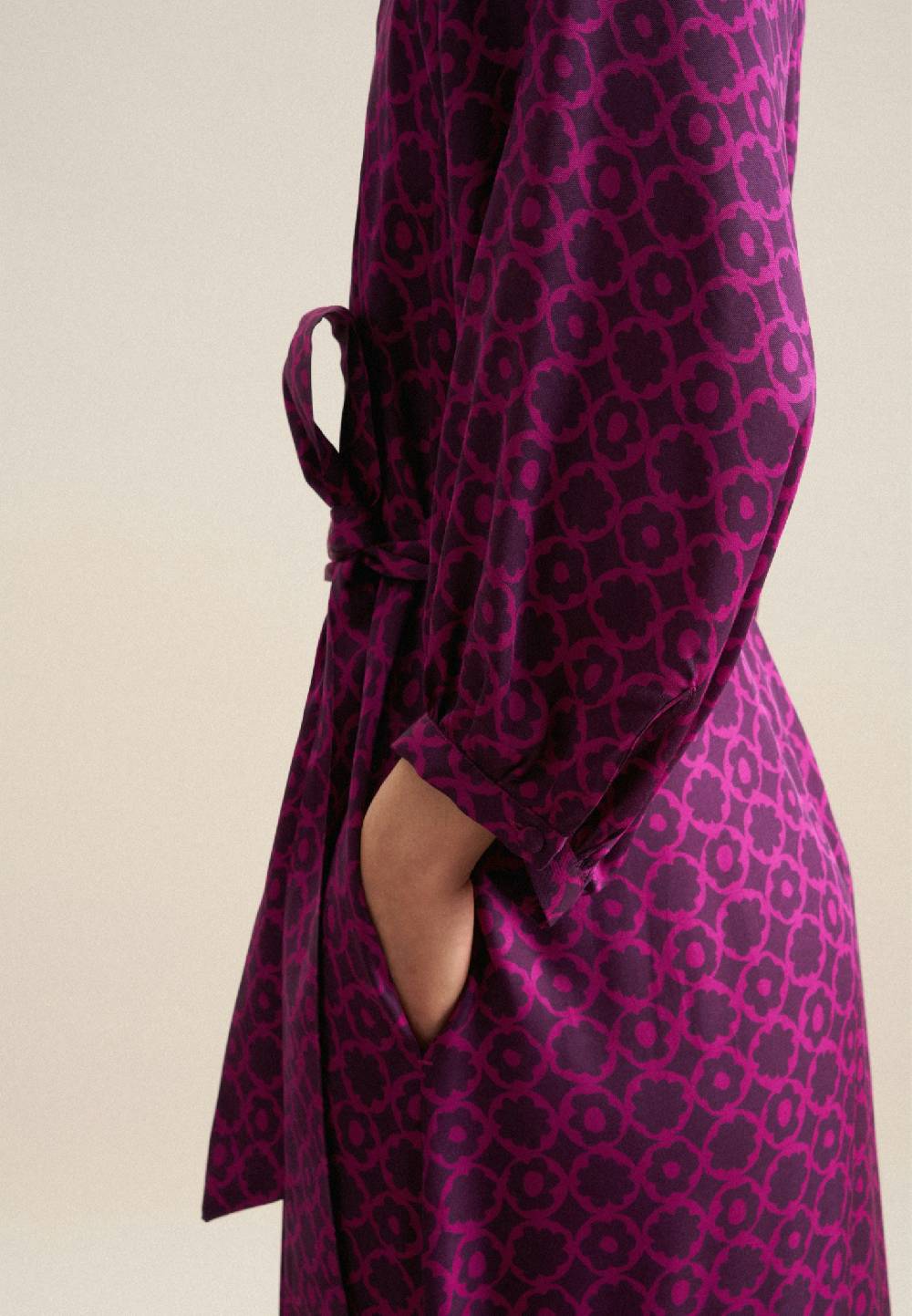 Studio Seidensticker Twill Midi Kleid Großer Ausverkauf