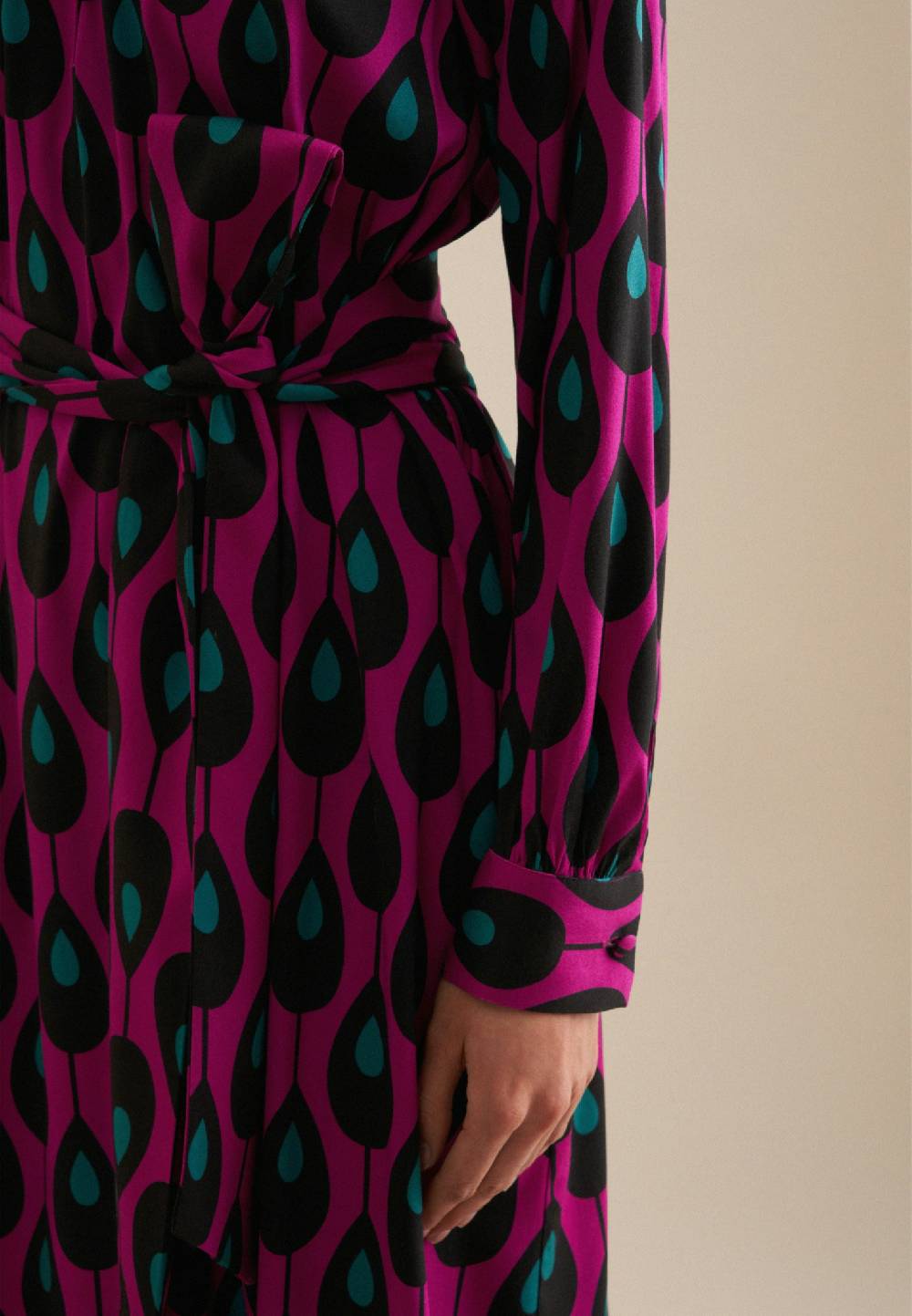 Studio Seidensticker Twill Midi Kleid Osterangebot