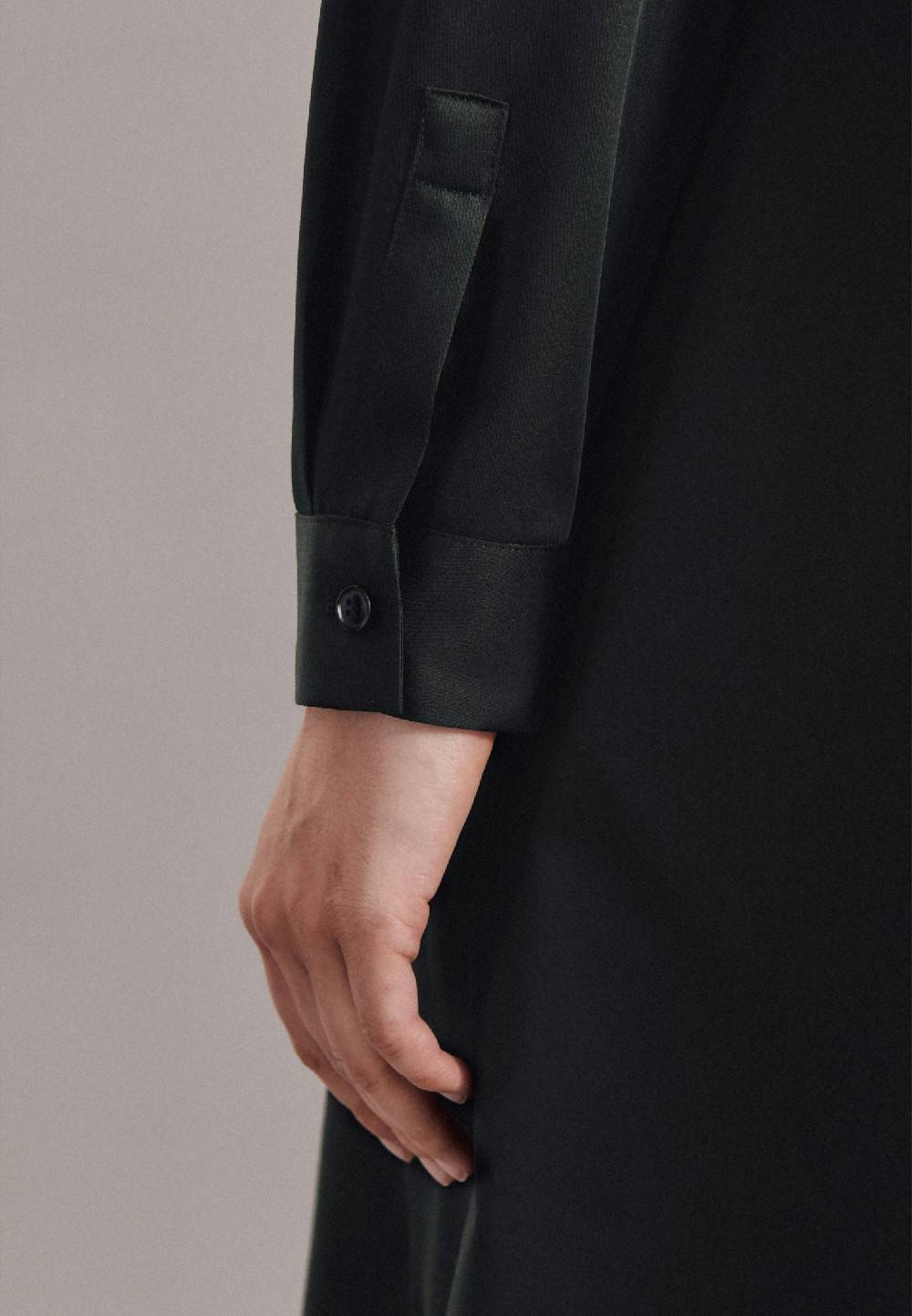 Studio Seidensticker Satin Midi Kleid Lagerräumung