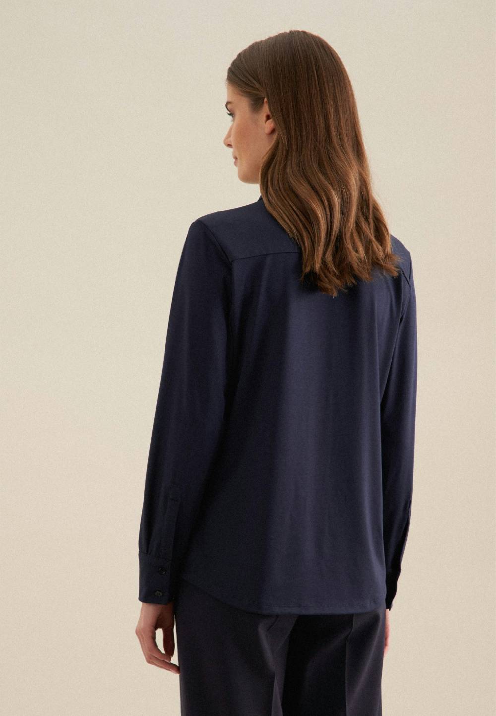 Studio Seidensticker Jersey Hemdbluse Großer Ausverkauf