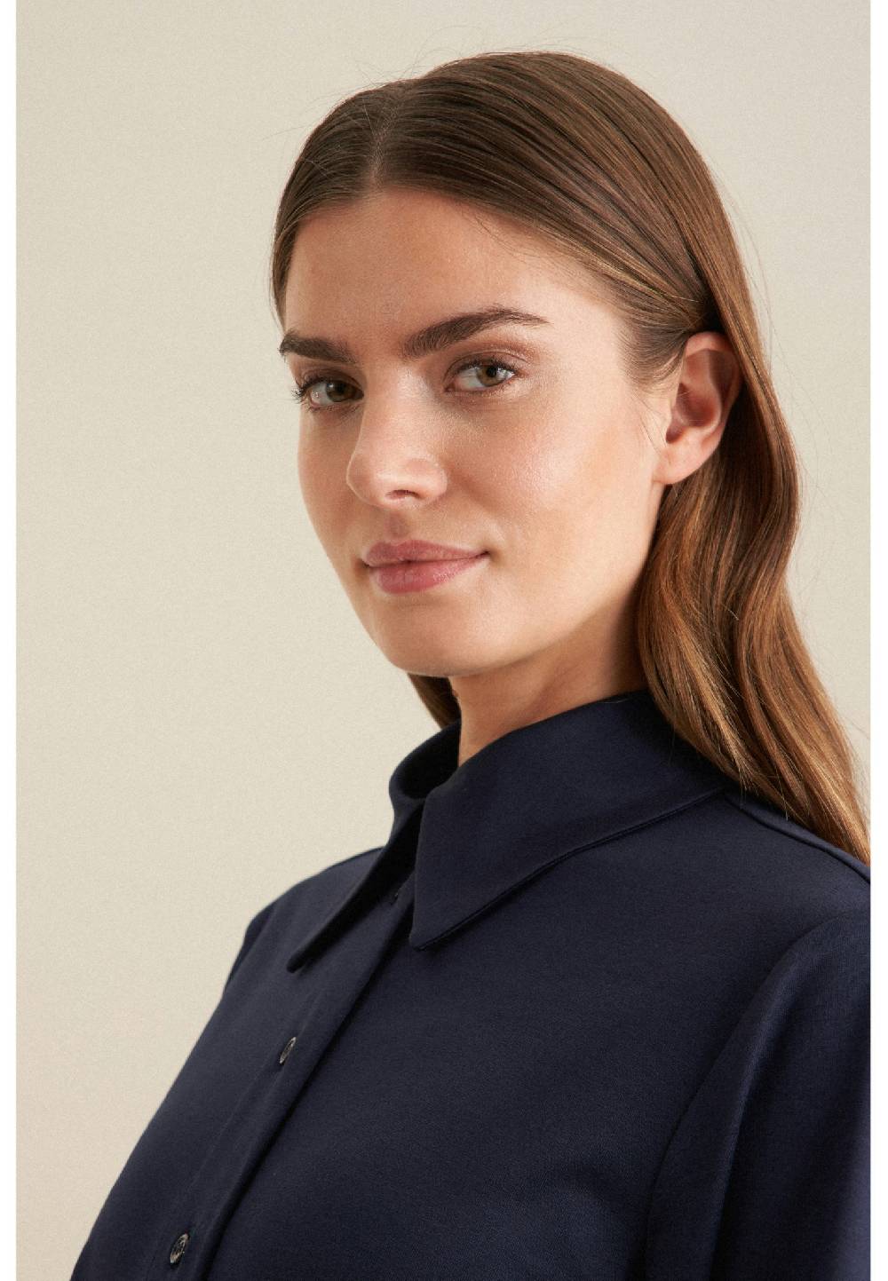 Studio Seidensticker Jersey Hemdbluse Großer Ausverkauf