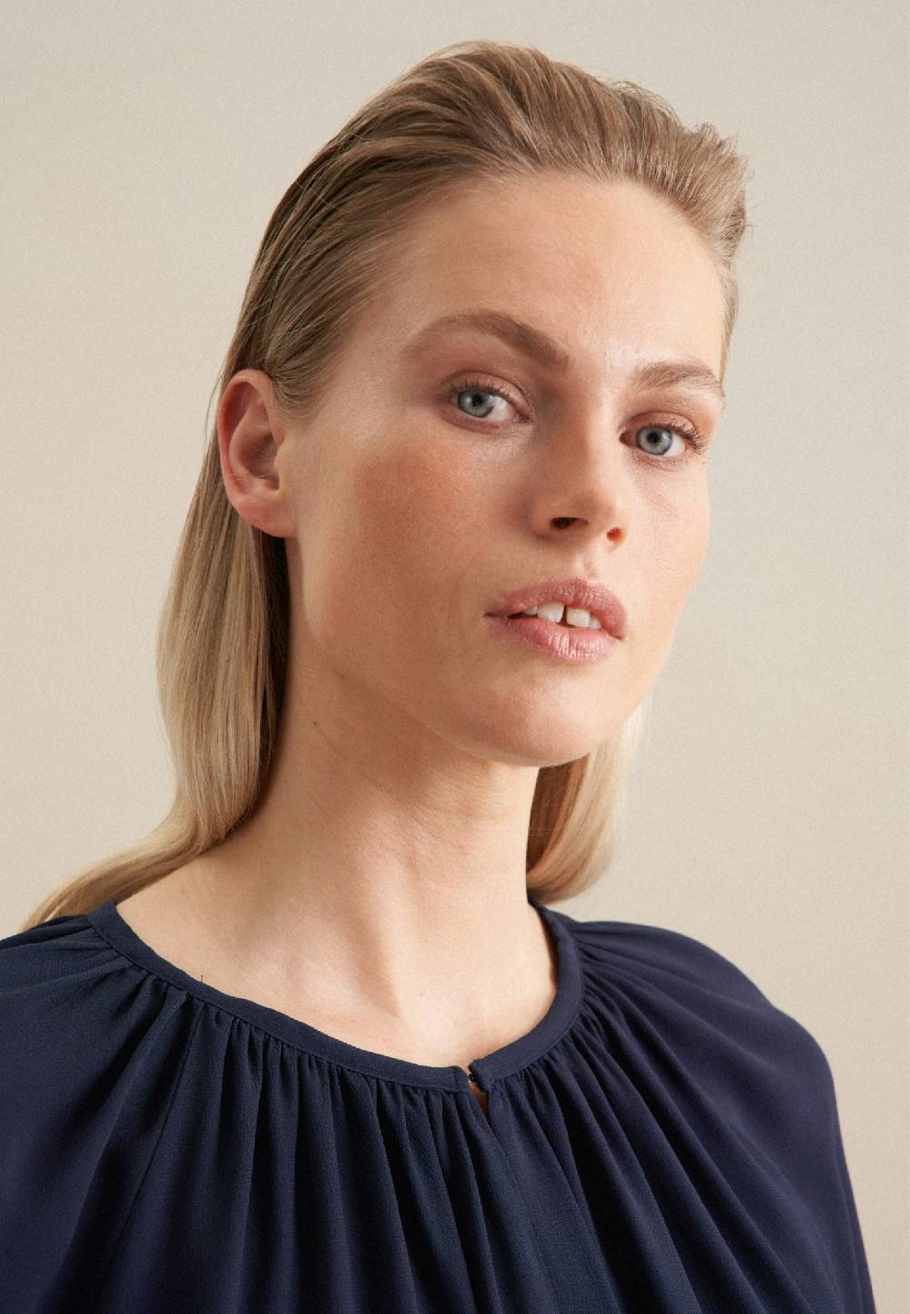 Studio Seidensticker 3/4-Arm Krepp Shirtbluse Black Friday