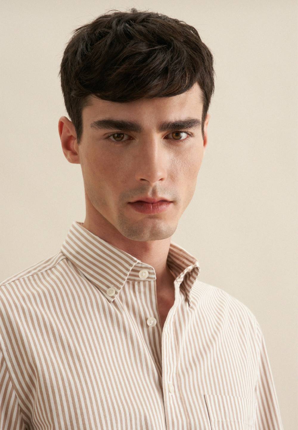 Studio Seidensticker Twill Casual Hemd in Slim mit Button-Down-Kragen Große Rabatte