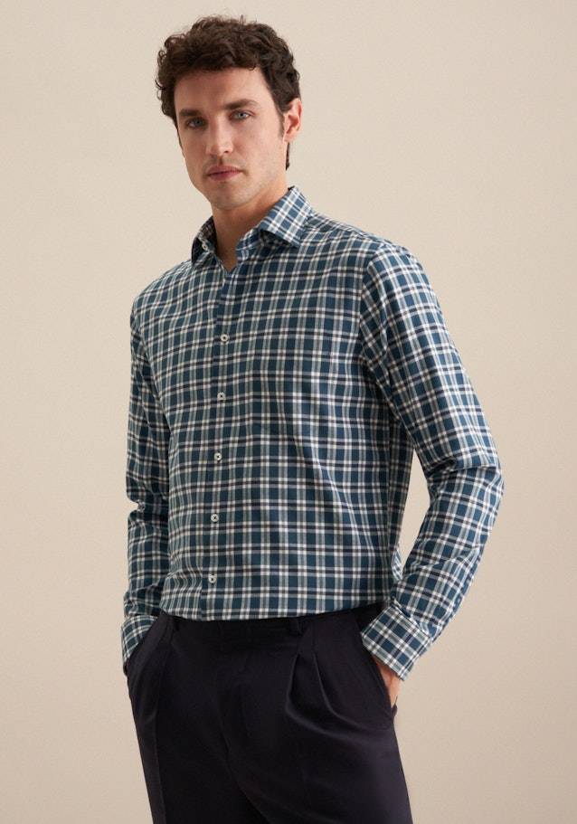 Studio Seidensticker Flanell Flanellhemd in Regular mit Button-Down-Kragen Bestseller