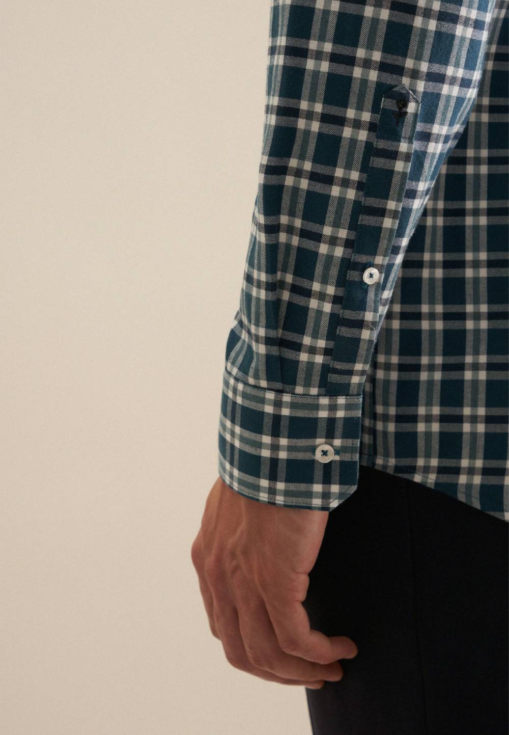 Studio Seidensticker Flanell Flanellhemd in Regular mit Button-Down-Kragen Bestseller