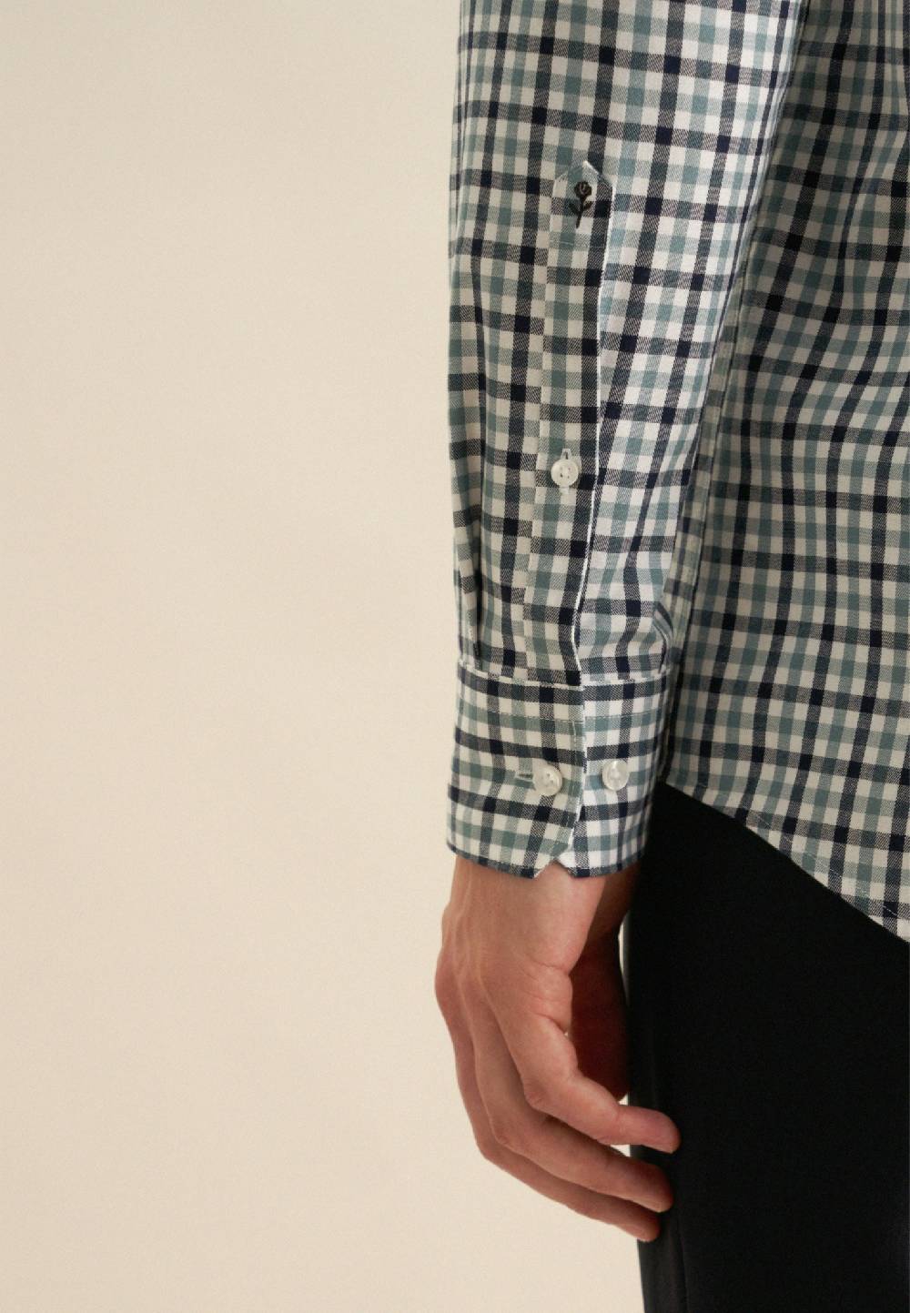 Studio Seidensticker Flanell Flanellhemd in Regular mit Button-Down-Kragen Tägliche Deals