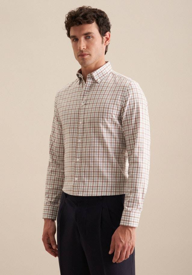 Studio Seidensticker Flanell Flanellhemd in Regular mit Button-Down-Kragen Riesige Ersparnisse