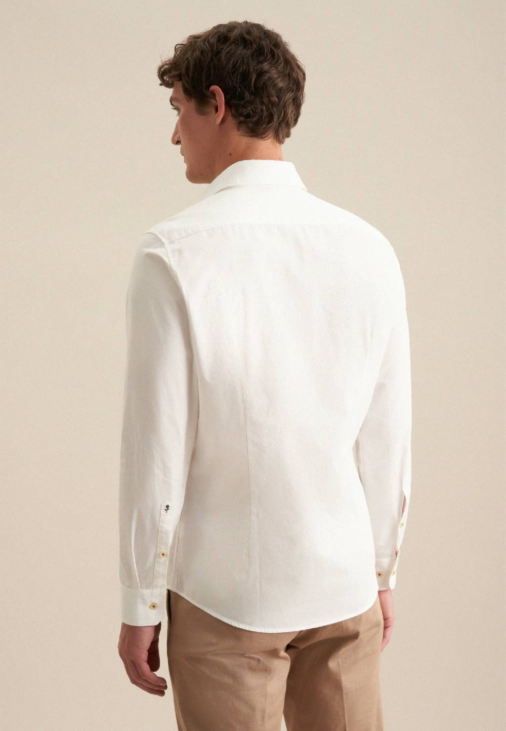 Studio Seidensticker Twill Casual Hemd in Slim mit Kentkragen Neueste Stile