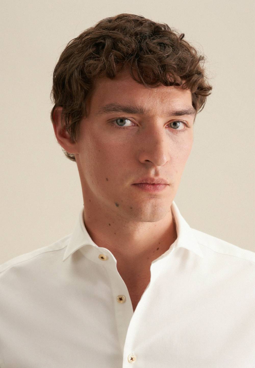 Studio Seidensticker Twill Casual Hemd in Slim mit Kentkragen Neueste Stile