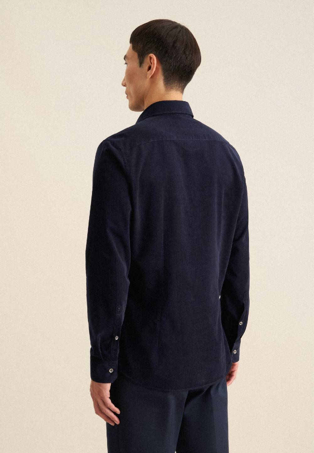 Studio Seidensticker Cord Casual Hemd in Slim mit Kentkragen Riesige Rabatte