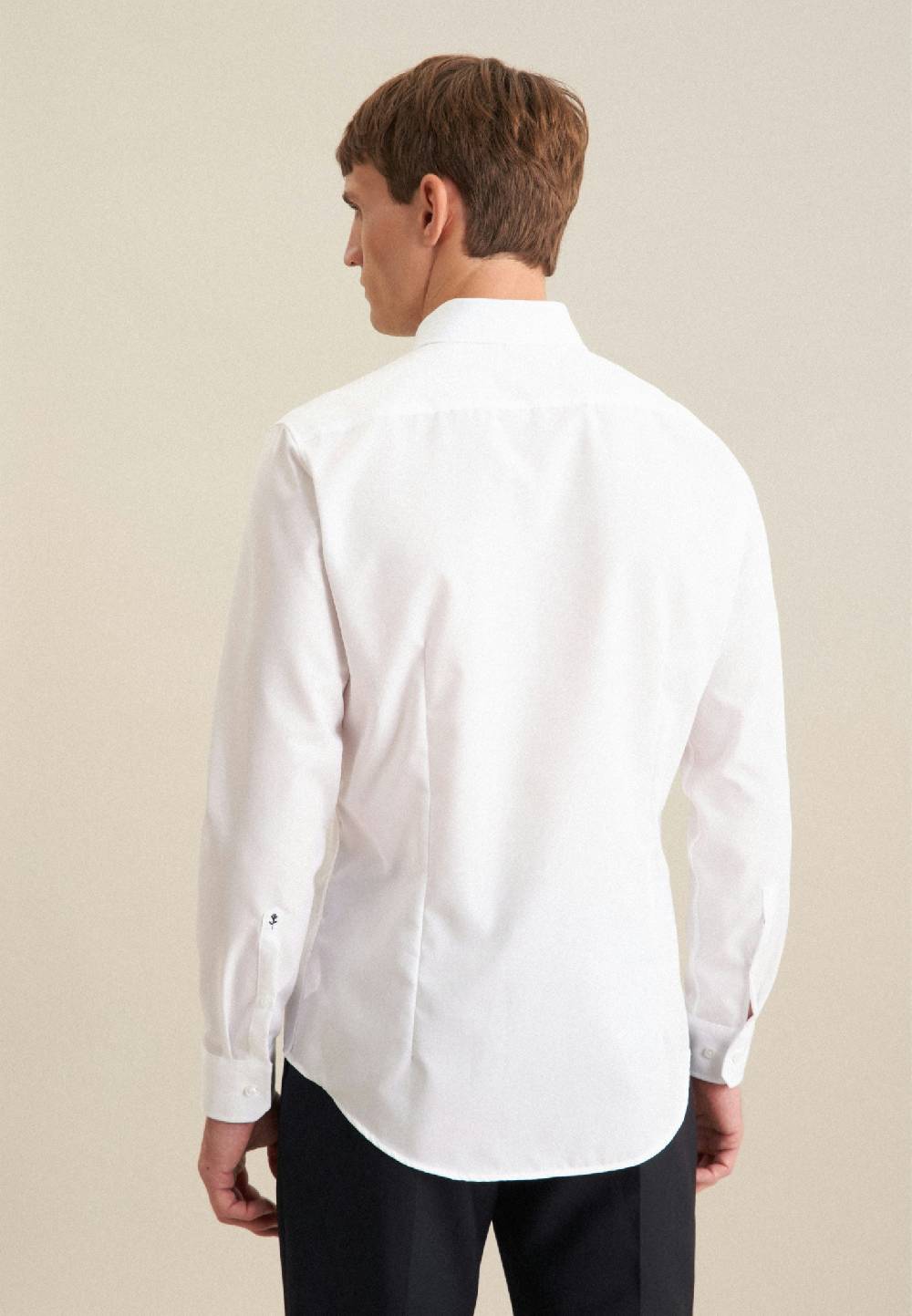 Studio Seidensticker Bügelfreies Popeline Business Hemd in Slim mit Button-Down-Kragen Fabrikverkauf