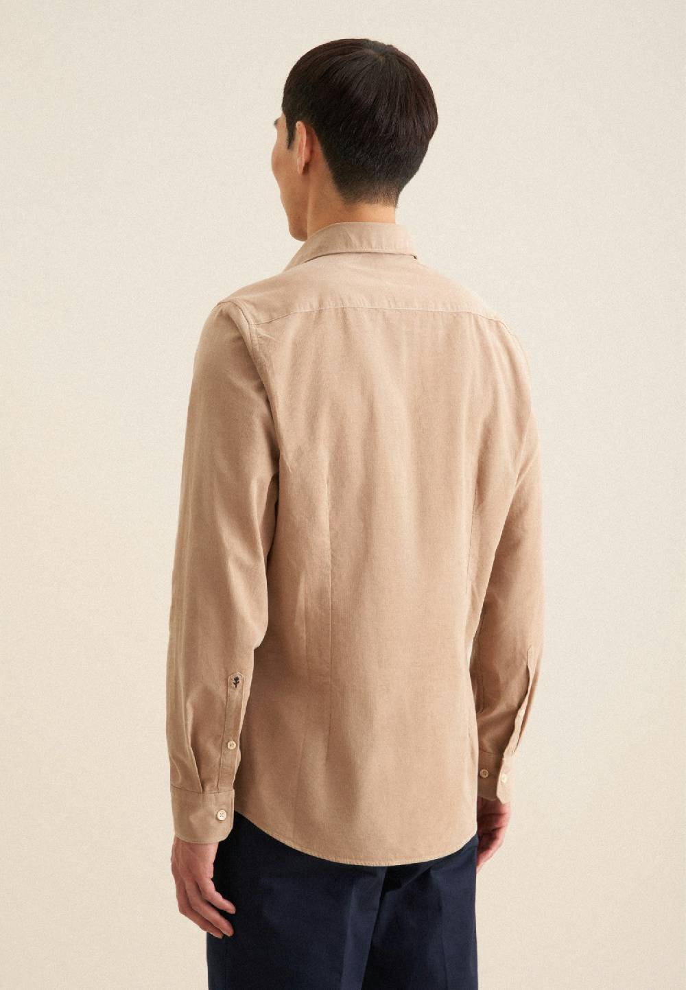 Studio Seidensticker Cord Casual Hemd in Slim mit Kentkragen Kostenloser Versand
