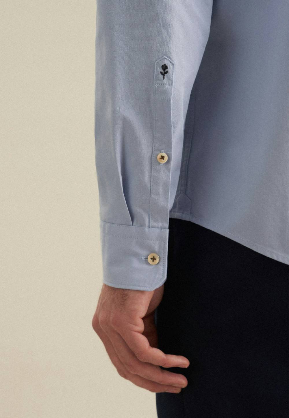 Studio Seidensticker Twill Casual Hemd in Regular mit Kentkragen Günstig kaufen