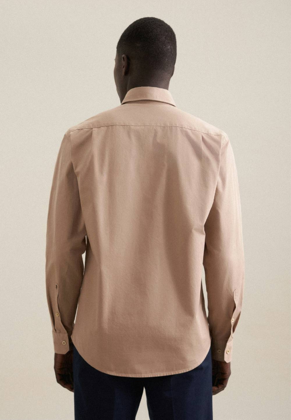 Studio Seidensticker Twill Casual Hemd in Regular mit Kentkragen Großer Ausverkauf