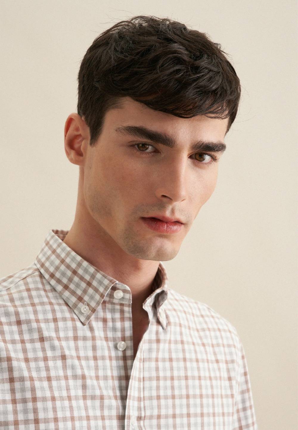 Studio Seidensticker Flanell Flanellhemd in Shaped mit Button-Down-Kragen Begrenztes Angebot