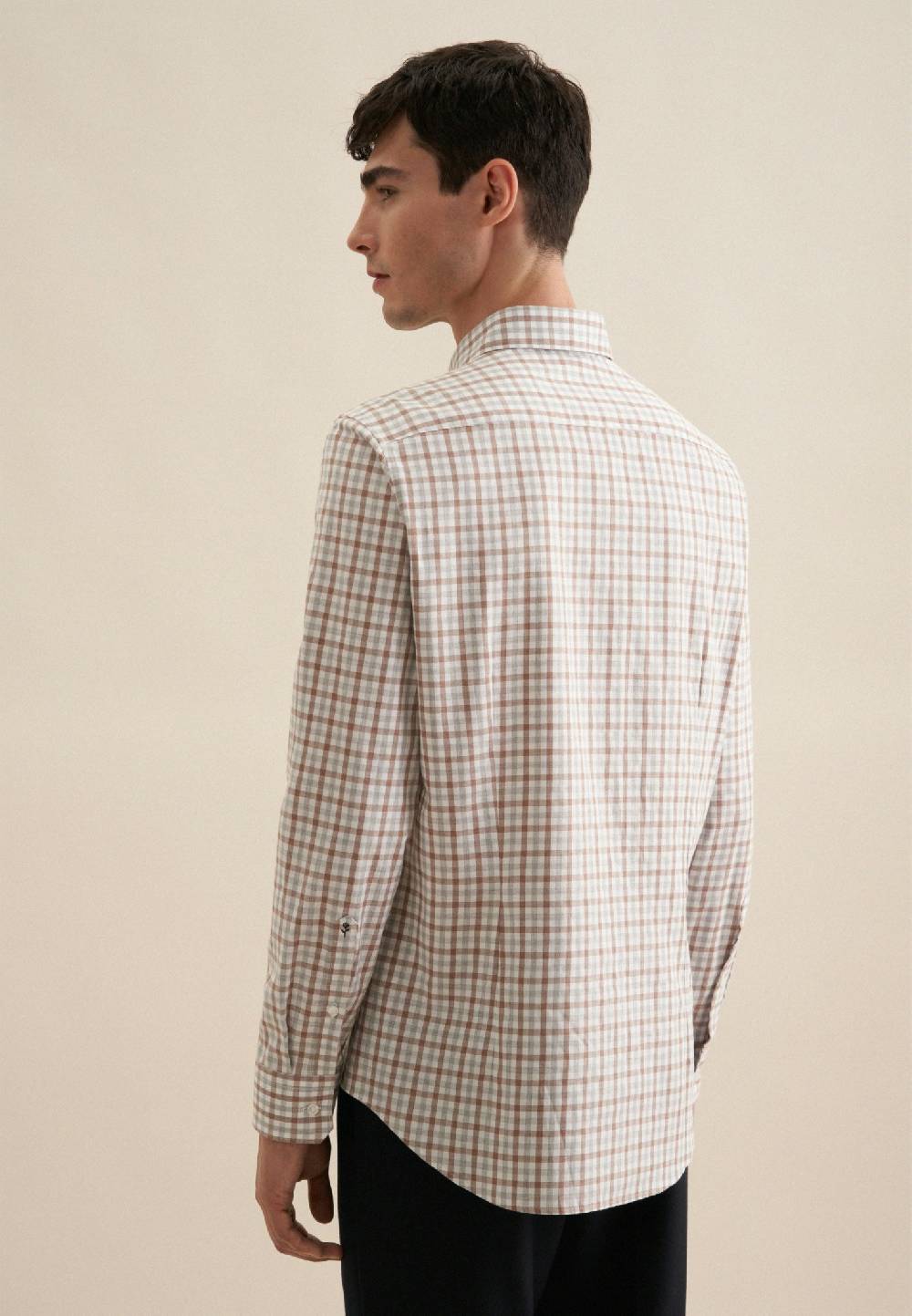 Studio Seidensticker Flanell Flanellhemd in Slim mit Button-Down-Kragen Valentinstagsangebot