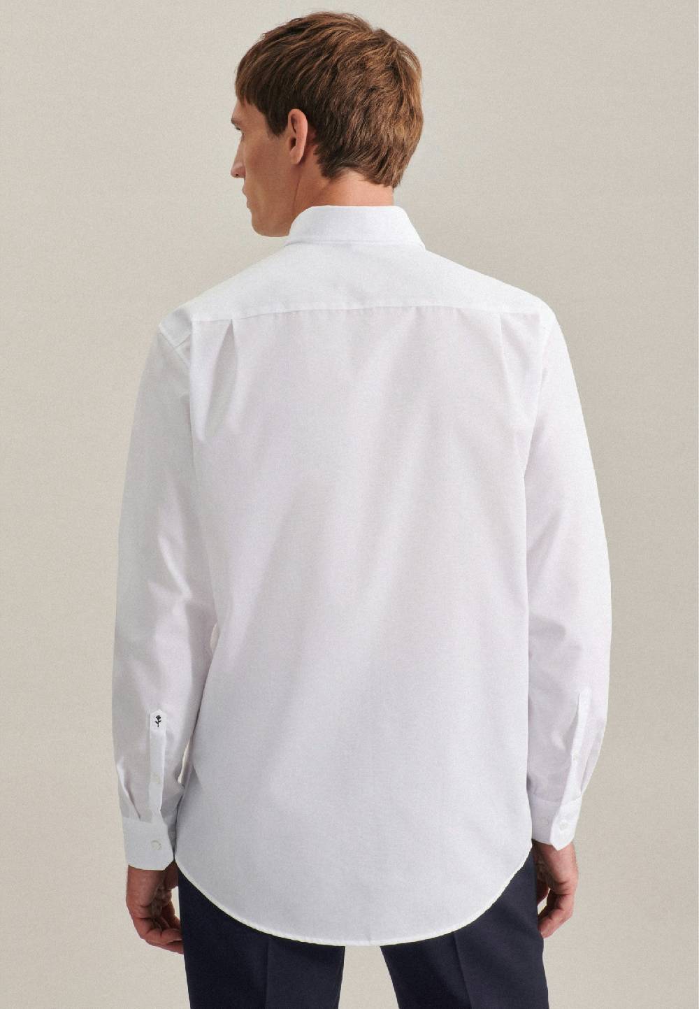 Studio Seidensticker Bügelfreies Popeline Business Hemd in Regular mit Button-Down-Kragen Sonderangebot der Fabrik