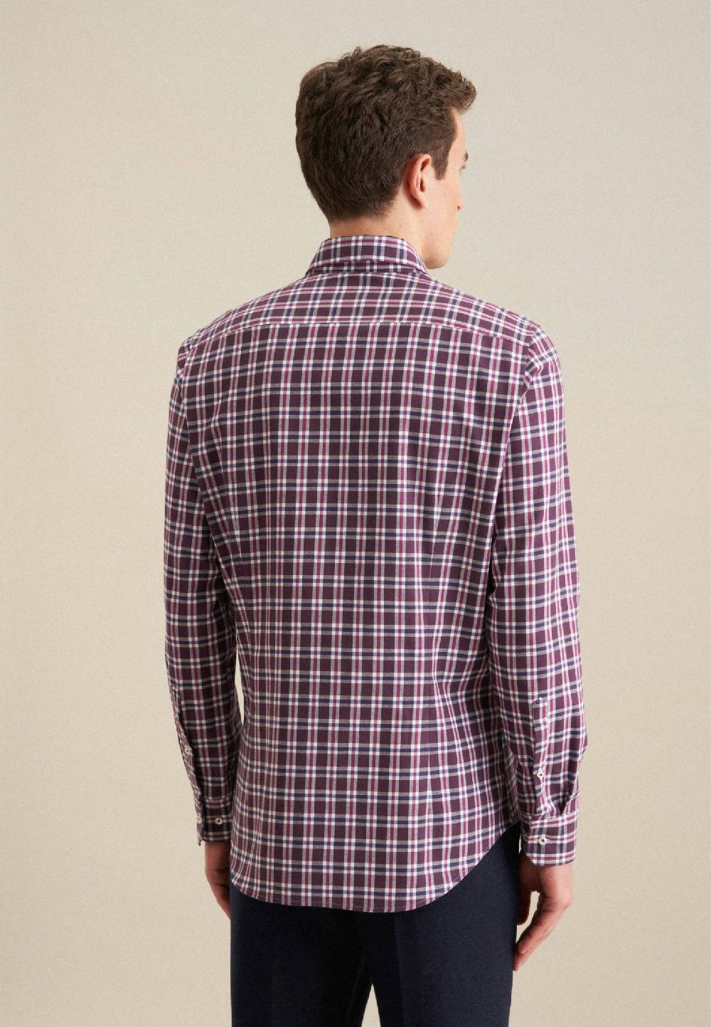 Studio Seidensticker Flanell Flanellhemd in Slim mit Button-Down-Kragen Hotsell