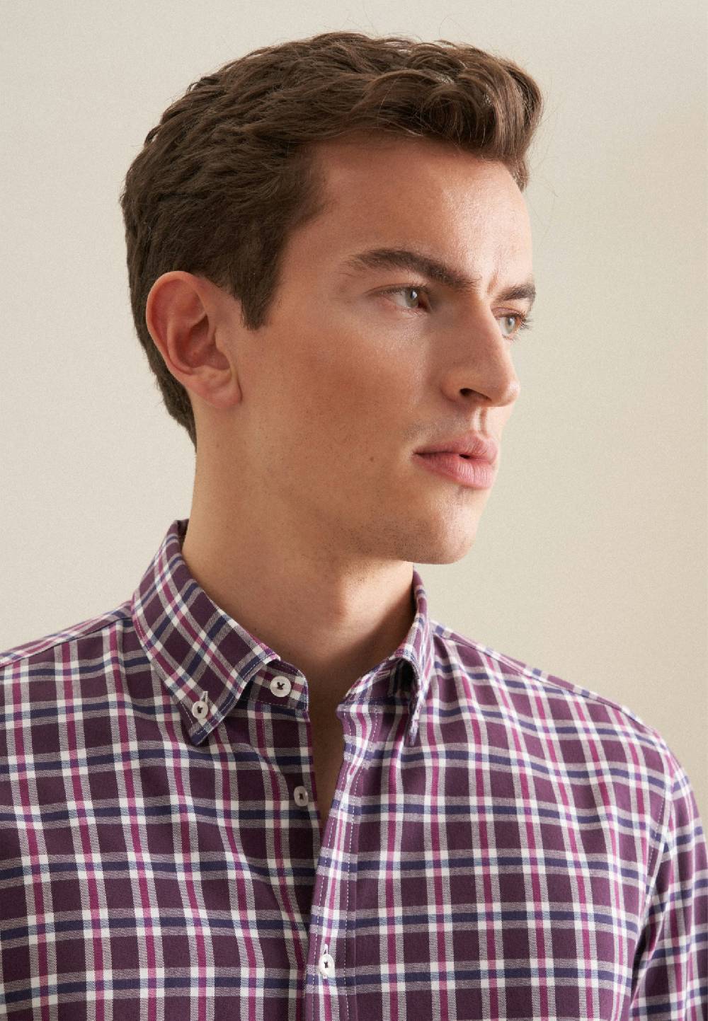 Studio Seidensticker Flanell Flanellhemd in Slim mit Button-Down-Kragen Hotsell