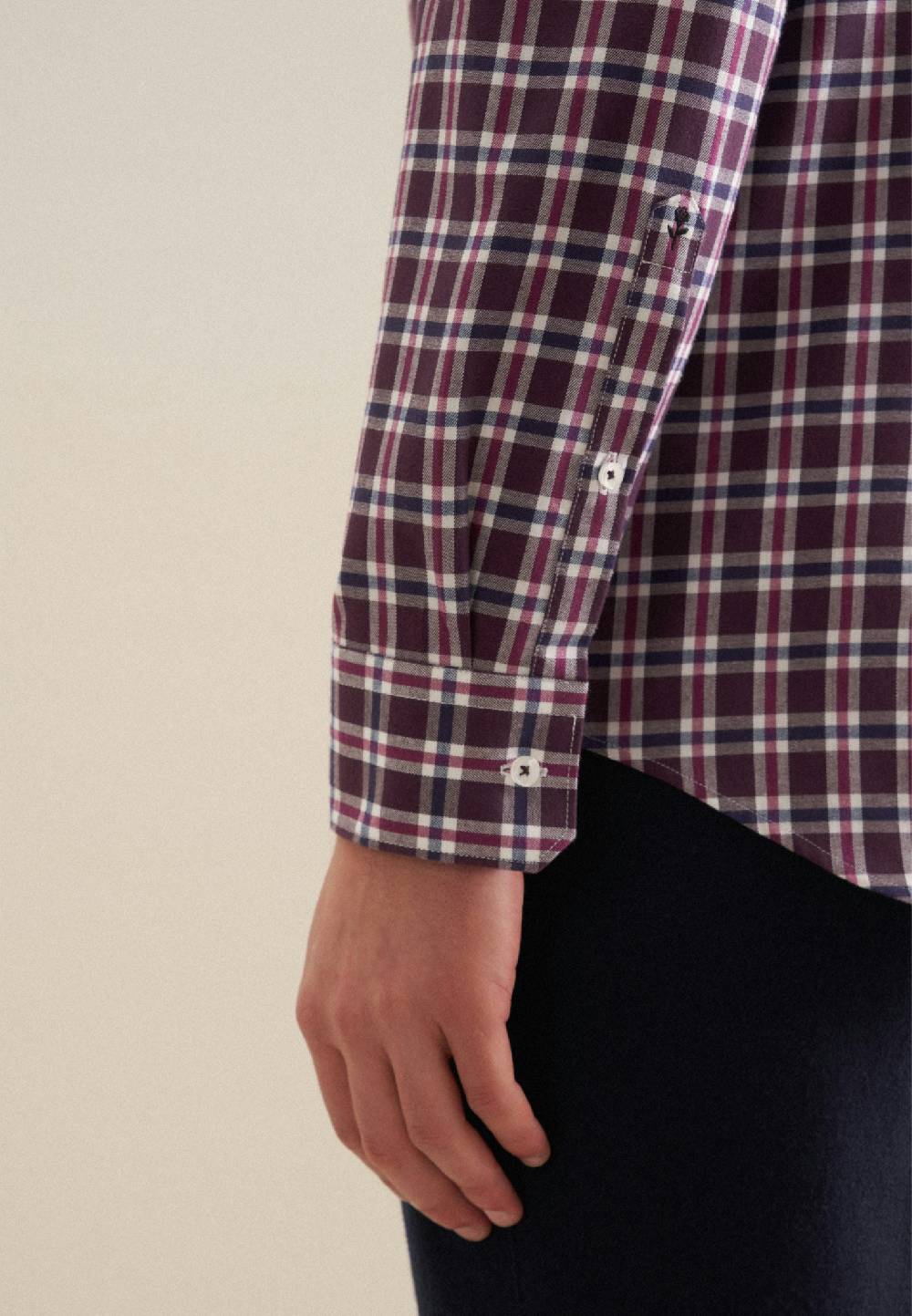 Studio Seidensticker Flanell Flanellhemd in Slim mit Button-Down-Kragen Hotsell