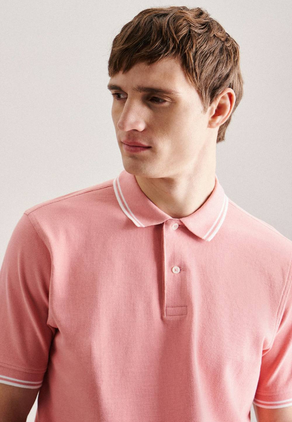 Studio Seidensticker Kragen Polo-Shirt Gerader Schnitt (Normal-Fit) im Angebot