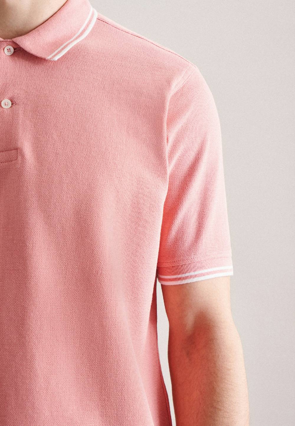 Studio Seidensticker Kragen Polo-Shirt Gerader Schnitt (Normal-Fit) im Angebot