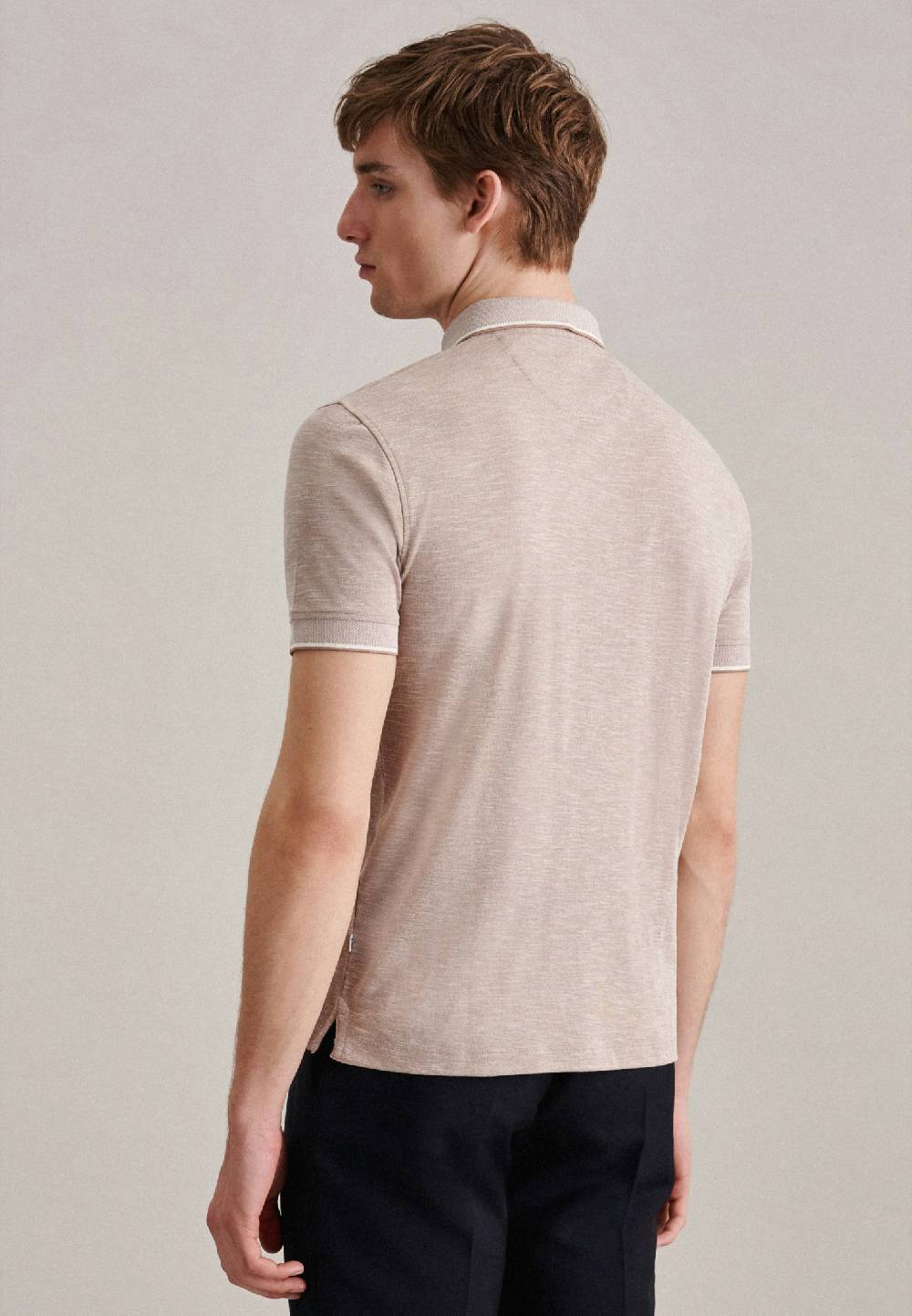 Studio Seidensticker Kragen Polo-Shirt Tailliert (Slim-Fit) Kostenloser Versand