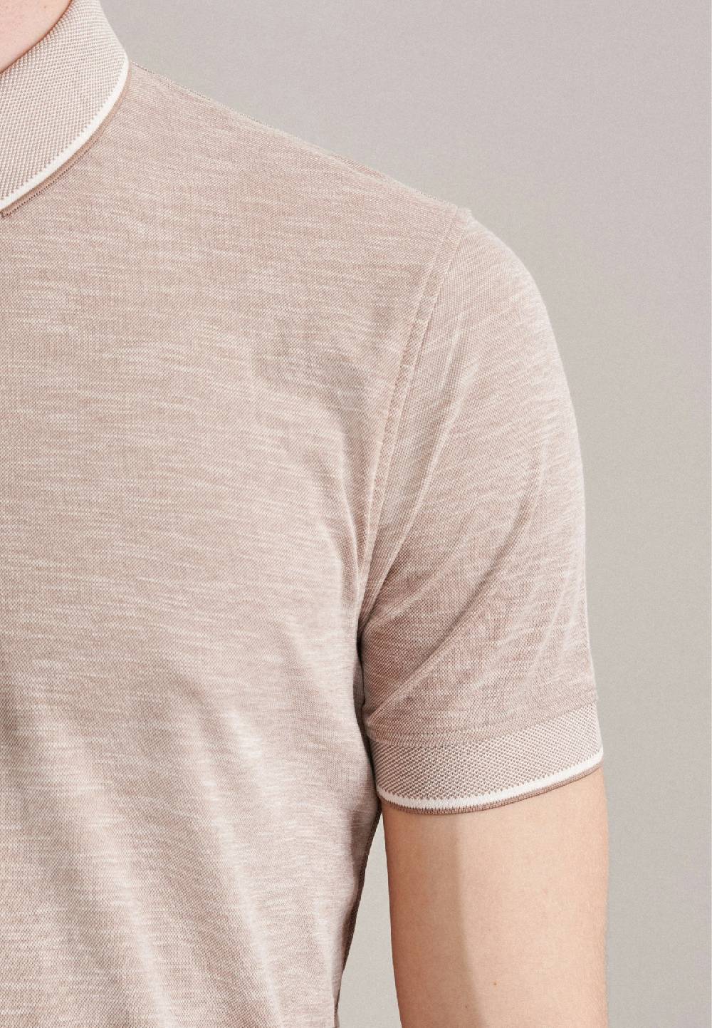 Studio Seidensticker Kragen Polo-Shirt Tailliert (Slim-Fit) Kostenloser Versand