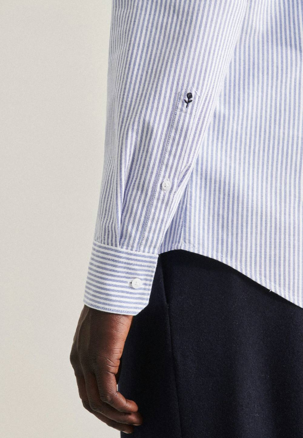 Studio Seidensticker Oxford Business Hemd in Shaped mit Button-Down-Kragen Online Outlet