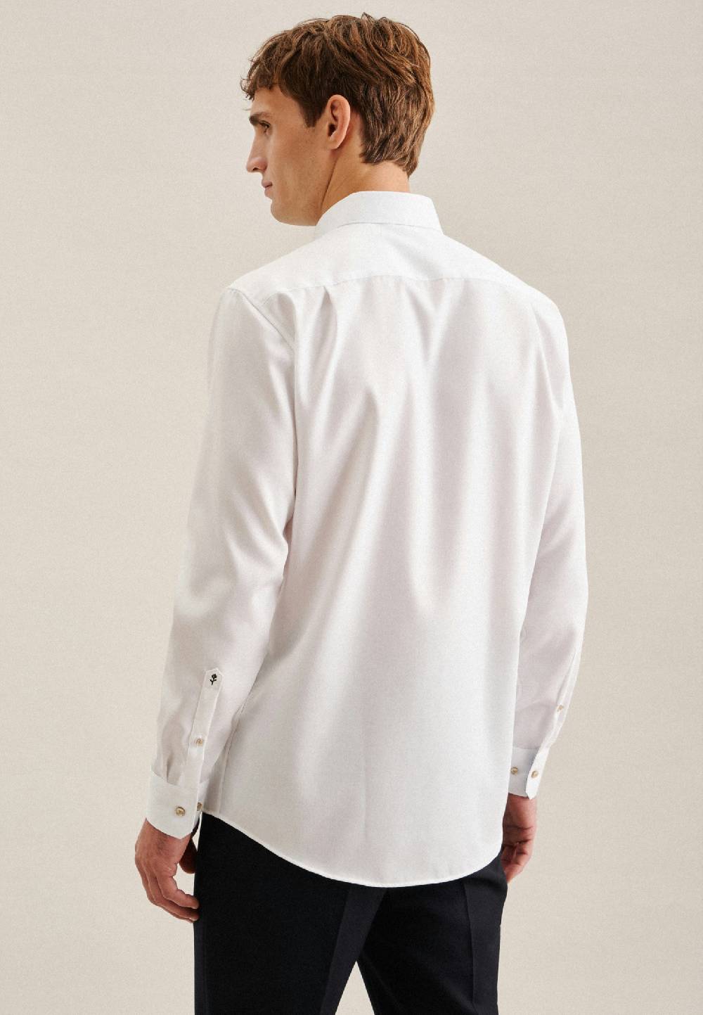 Studio Seidensticker Bügelfreies Twill Business Hemd in Regular mit Covered-Button-Down-Kragen Bis zu 55% Rabatt