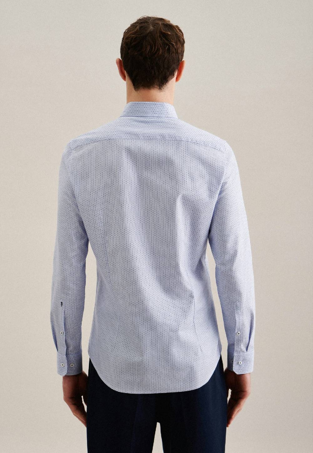 Studio Seidensticker Twill Business Hemd in Slim mit Covered-Button-Down-Kragen Super Rabatt